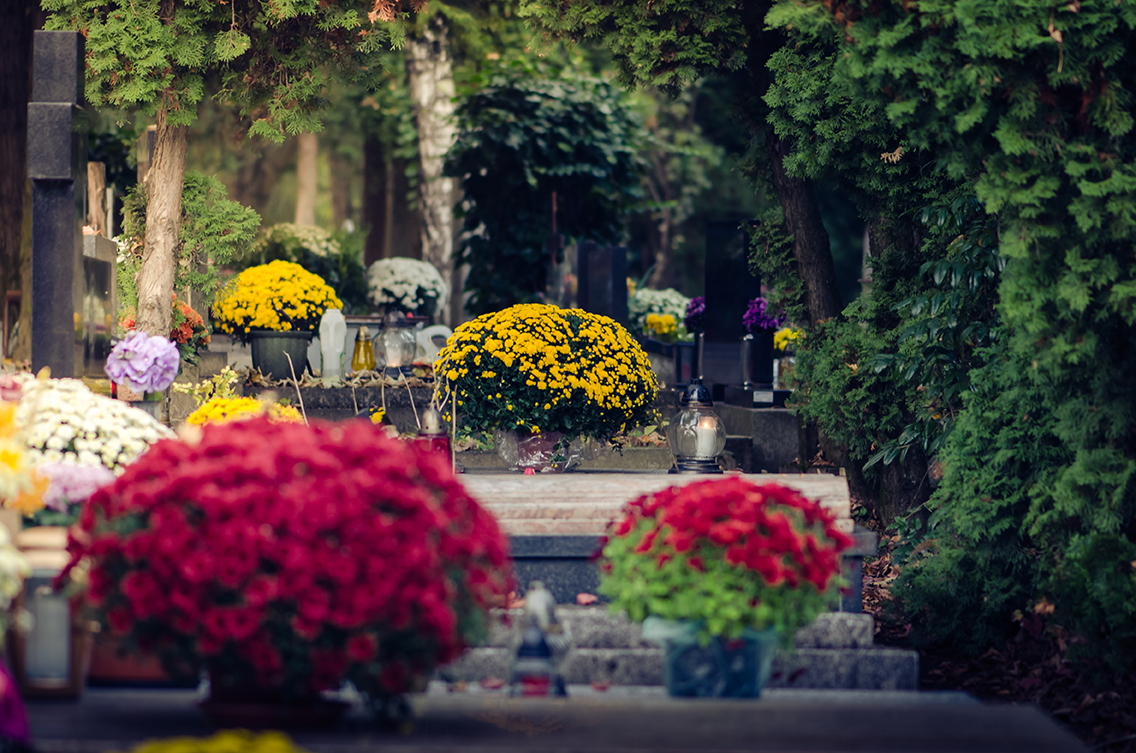 All Saints Day in the cemetery All Saints Day in the cemetery